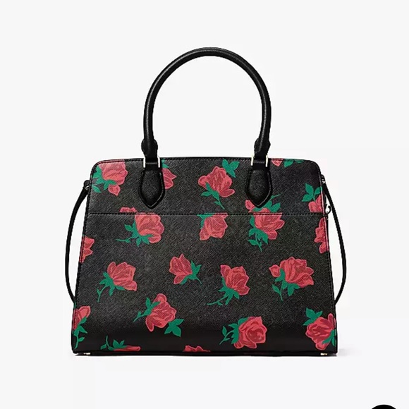 Kate Spade Madison Rose Toss Printed Medium Satchel
COLOR:
Black Multi
NWT - Picture 5 of 16